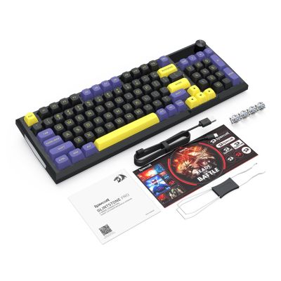 12. REDRAGON Glintstone K725LBY-RGB-PRO klawiatura Czarny