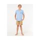 4. Koszulka dziecięca RIP CURL STAPLE TEE - BOY niebieska