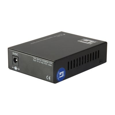 6. LevelOne GVT-2011 - Media konwerter - GigE - 10Base-T, 100Base-TX, 1000Base-T, 1000Base-X - RJ-45 / SFP (mini-GBIC)
