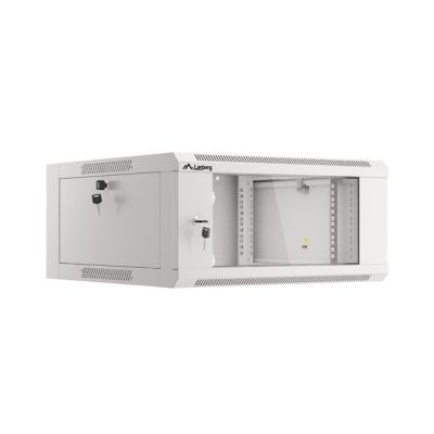 2. Lanberg WFFA-5604-10S stojak 4U Szafa wisząca Szary
