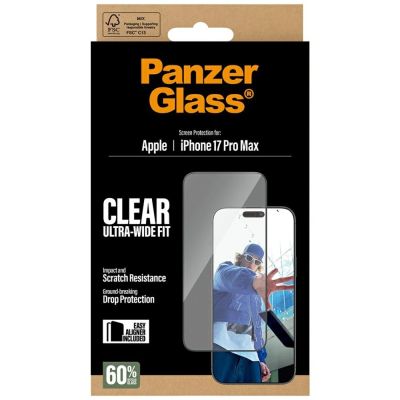 5. Szkło hartowane PanzerGlass Ultra-Wide Fit EasyAligner na iPhone 17 Pro Max
