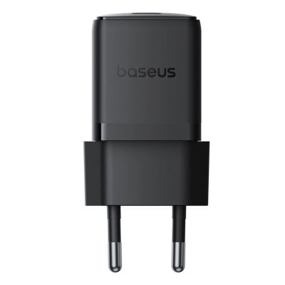2. Ładowarka sieciowa Baseus Palm 1C 20W (z kablem Baseus Mini White USB-C 60W (20V/3A) 1m) - czarna
