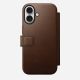 4. Nomad NM014209858 pokrowiec na telefon komórkowy 16 cm (6.3") Folio Brązowy