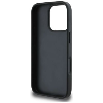 7. Etui Guess Grained Roses Big 4G logo na iPhone 16 Pro Max - czarne