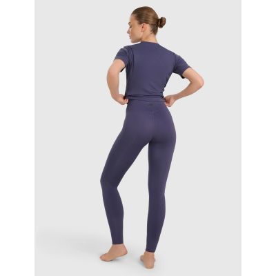 2. Legginsy do jogi i pilatesu szybkoschnące damskie 4F 4FWAW25TFTIF369-31S