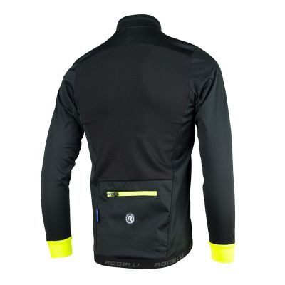 4. Rogelli kurtka PESARO 2.0 czarny/fluor 2XL