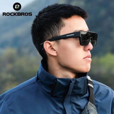 3. Okulary rowerowe Rockbros SP304 polaryzujące - czarne