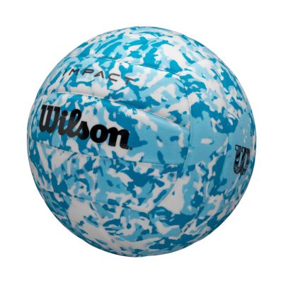 5. Piłka siatkowa Wilson Impact Gen Green VB niebiesko-biała WV2000801XBOF