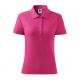 3. Koszulka polo Malfini Cotton W MLI-21340 czerwień purpurowa