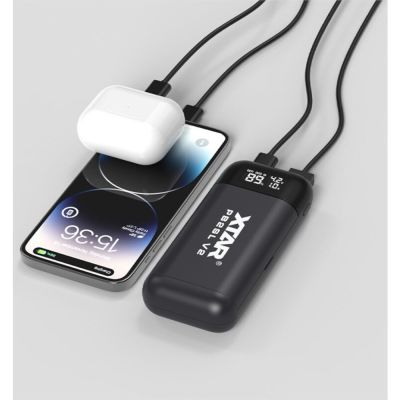 7. XTAR ŁADOWARKA Z FUNKCJĄ POWER BANK DO AKUMULATORÓW CYLINDRYCZNYCH LI-ION 18650/20700/21700 CZARNA - 2 KANAŁY PB2SLV2