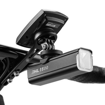 2. Uchwyt rowerowy Rockbros do Garmin / GoPro - czarny