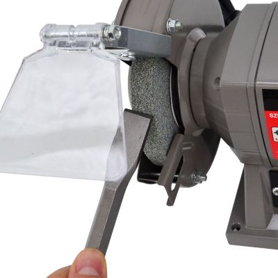 4. AWTOOLS szlifierka stołowa 150mm / 300W z lampką
