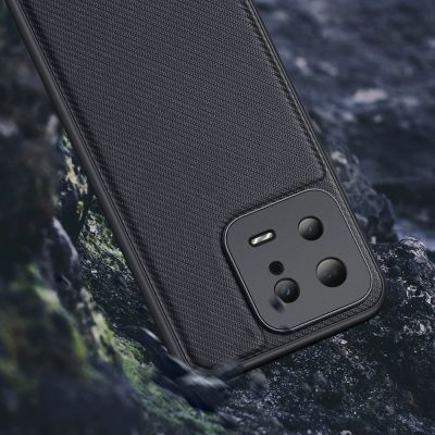 12. Dux Ducis Fino etui do Xiaomi 13 pokrowiec z silikonową ramką szare