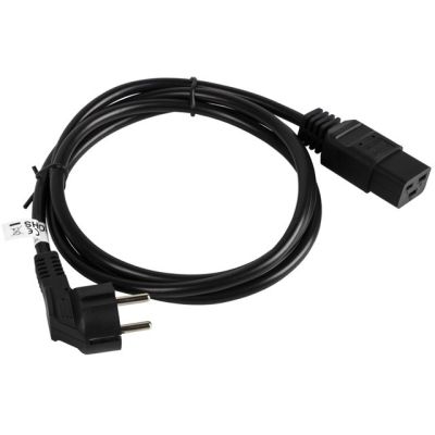 3. LANBERG KABEL ZASILAJĄCY DO SERWERA CEE 7/7 -> C19 ,16A, 1.8M