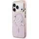 2. Etui Karl Lagerfeld IML Choupettes Karl  Script Logo MagSafe na iPhone 17 Pro - różowe