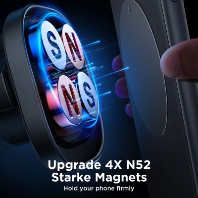 9. Uchwyt Joyroom JR-ZS400 do telefonu samochodowy magnetyczny na deskę rozdzielczą - czarny