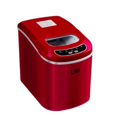 2. Kostkarka do lodu LIN ICE PRO-R12 czerwona