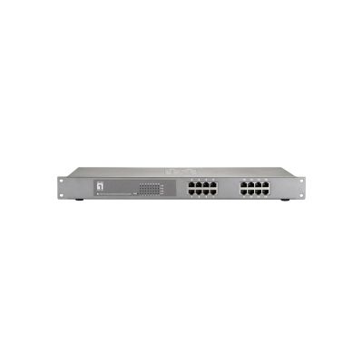 5. Przełącznik LevelOne FEP-1612 - Fast Ethernet (10/100) - 10BASE-T, 100BASE-TX - IEEE 802.3, IEEE 802.3af, IEEE 802.3at, IEEE 802.3u, IEEE 802.3x - Cat3, Cat4, Cat5 - 4000 wejść - 3,2 Gbps (FEP-1612W150)