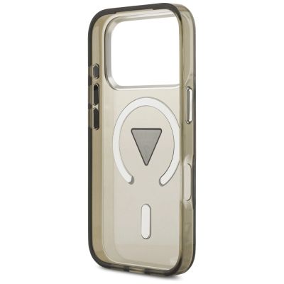 7. Etui Guess IML Gradient Triangle Logo MagSafe na iPhone 17 Pro Max - zielone