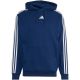 2. Bluza męska adidas Essentials 3-Stripes French Terry Hoodie granatowa KY4203
