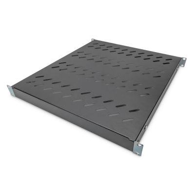 2. Digitus Półka ze zmiennymi szynami mocującymi do montażu stałego w szafach 483 mm (19")