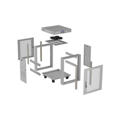11. LANBERG SZAFA STOJĄCA 19" 15U 600X600 LCD SZARA