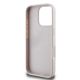 7. Etui Guess Leather 4G Triangle Strass MagSafe na iPhone 16 Pro Max - różowe