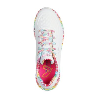 3. Skechers damskie sneakersy UNA LITE EXUBERANT HEARTS 177976 WMLT