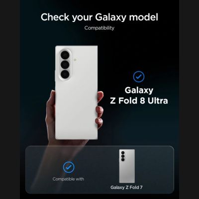 7. Szkło hartowane Spigen Glas.tR EZ Fit Pro HD Privacy 2-Pack prywatyzujące na Samsung Galaxy Z Fold 7 / 8 Ultra