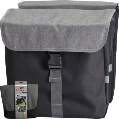 9. SAKWA TORBA ROWEROWA PODWÓJNA TYLNA NA BAGAŻNIK 40L XQMAX