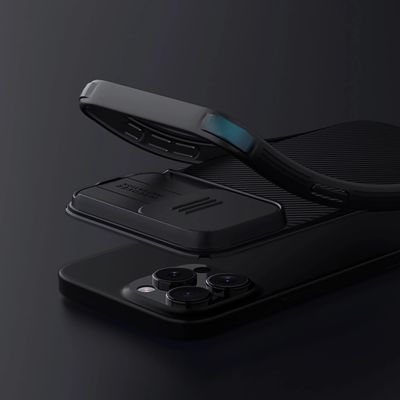10. Etui Nillkin CamShield Pro Case na iPhone 16 Pro Max z osłoną na aparat - czarne