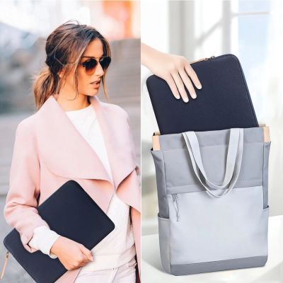 14. Torba Tech-Protect Fleece na laptopa 15-16 - granatowa