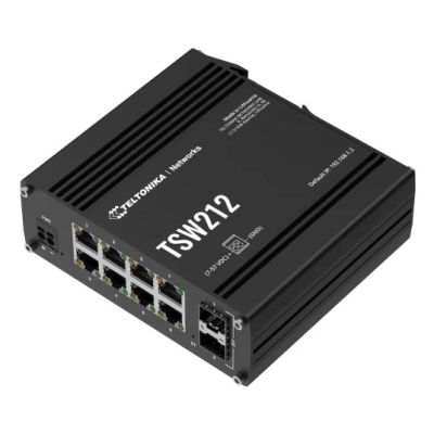 2. Teltonika TSW212 Zarządzany L2 Gigabit Ethernet (10/100/1000) Czarny