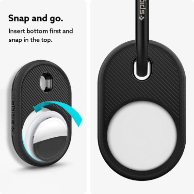 7. Etui Spigen Vault na Apple AirTag - czarny mat