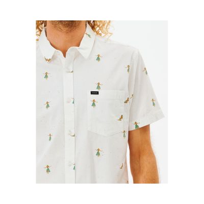 2. Koszula RIP CURL Hula Breach S/S Shirt biały