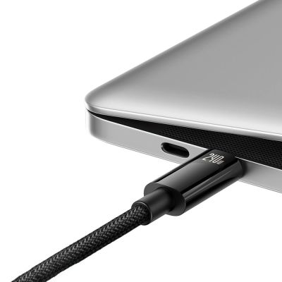 3. Kabel Baseus CAWJ040001 USB-C - USB-C 240W 480Mb/s 1m - czarny
