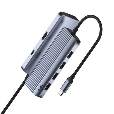 2. CUDY UH500 Hub USB-C 6-IN-1 z HDMI 4K