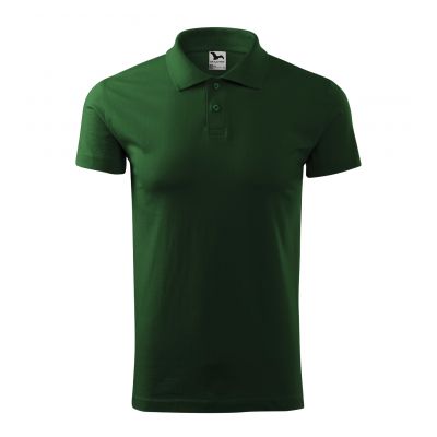 5. Koszulka polo Malfini Single J. M MLI-20206 zieleń butelkowa
