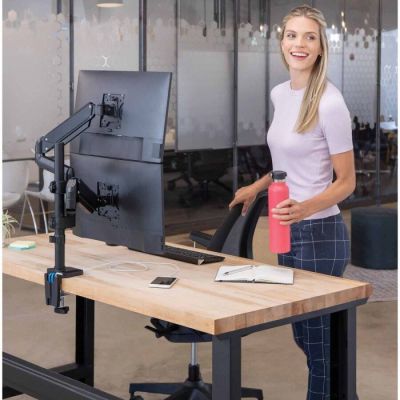 7. Fellowes Ergonomia ramię na 2 monitory pionowe - seria Platinum