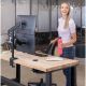 7. Fellowes Ergonomia ramię na 2 monitory pionowe - seria Platinum