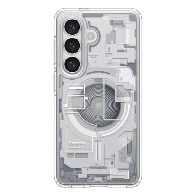 3. Etui Spigen Ultra Hybrid Mag MagSafe na Samsung Galaxy S26 Zero One - przezroczysto-białe