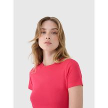 T-shirt damski4F slim z modalem 4F 4FWSS25TTSHF1995-54S