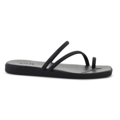 6. CROCS MIAMI TOE LOOP SANDAL W BLACK 209862-001