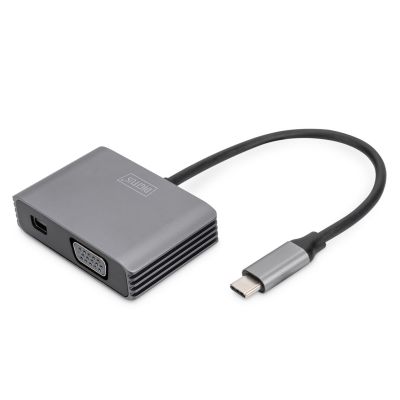 2. Kabel adapter graficzny USB Typ C na miniDisplayPort/VGA 4K 30Hz UHD 0,2m
