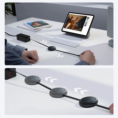 5. Kabel zwijany Baseus Free2Pull 60W USB-C - USB-C 1m - czarny