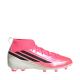 Buty piłkarskie dla dzieci adidas F50 Hyperfast League Mid FG różowe KK1315