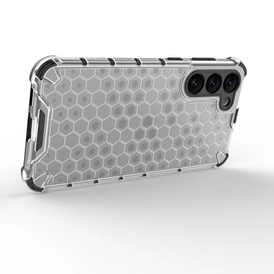 13. Honeycomb etui do Samsung Galaxy S23+ pancerny hybrydowy pokrowiec przezroczyste