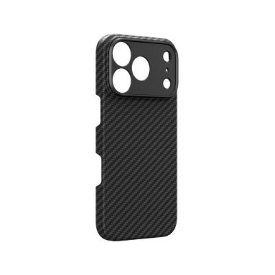5. Etui AMAZINGTHING Titan Max Lens na iPhone 18 Pro Max z włókna aramidowego z osłoną aparatu kompatybilne z MagSafe - czarne