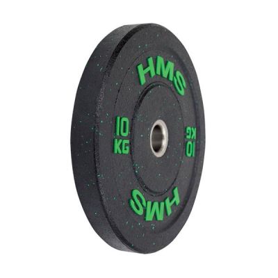 2. Talerz olimpijski HMS BUMPER GREEN 10 kg HTBR10 