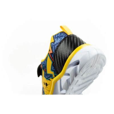 7. Leomil buty sportowe dziecięce sneakersy Pokemon lekkie na rzep LED czarne żółte